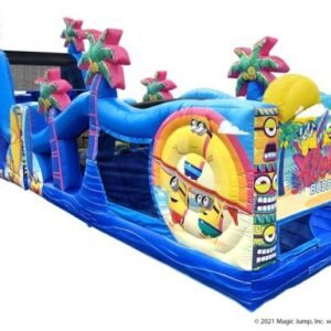 Despicable Me Minions 50 Obstacle Waterslide